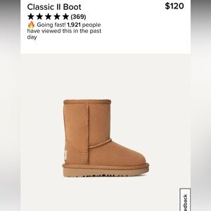 UGG classic boots in chestnut